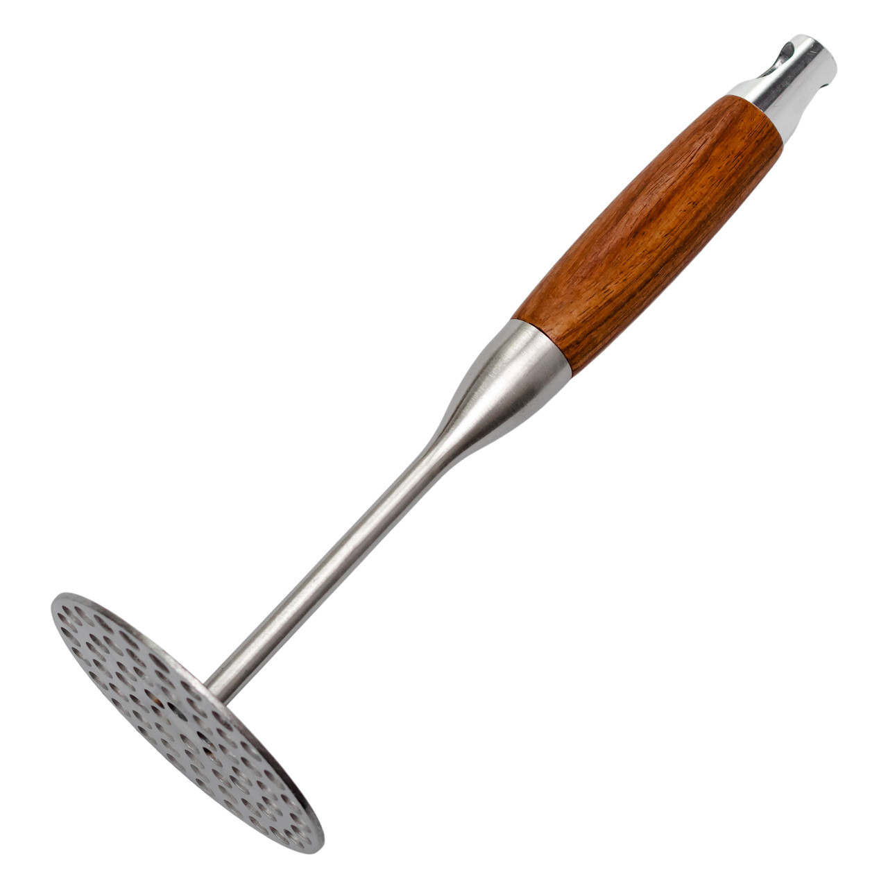 Картоплем'ялка для пюре 26 (см) толкушка для картоплі з нержавіючої сталі з дерев'яною ручкою HP-8-59