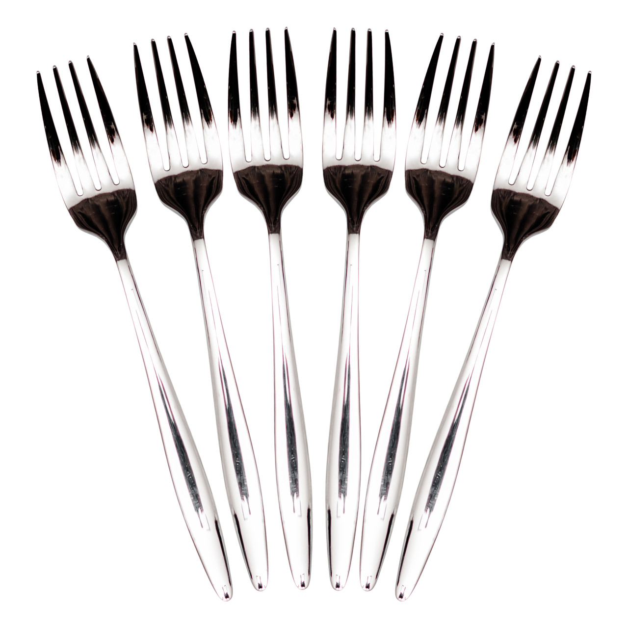 Набір десертних виделок 6 предметів 14 (см) Срібло HP-8-30