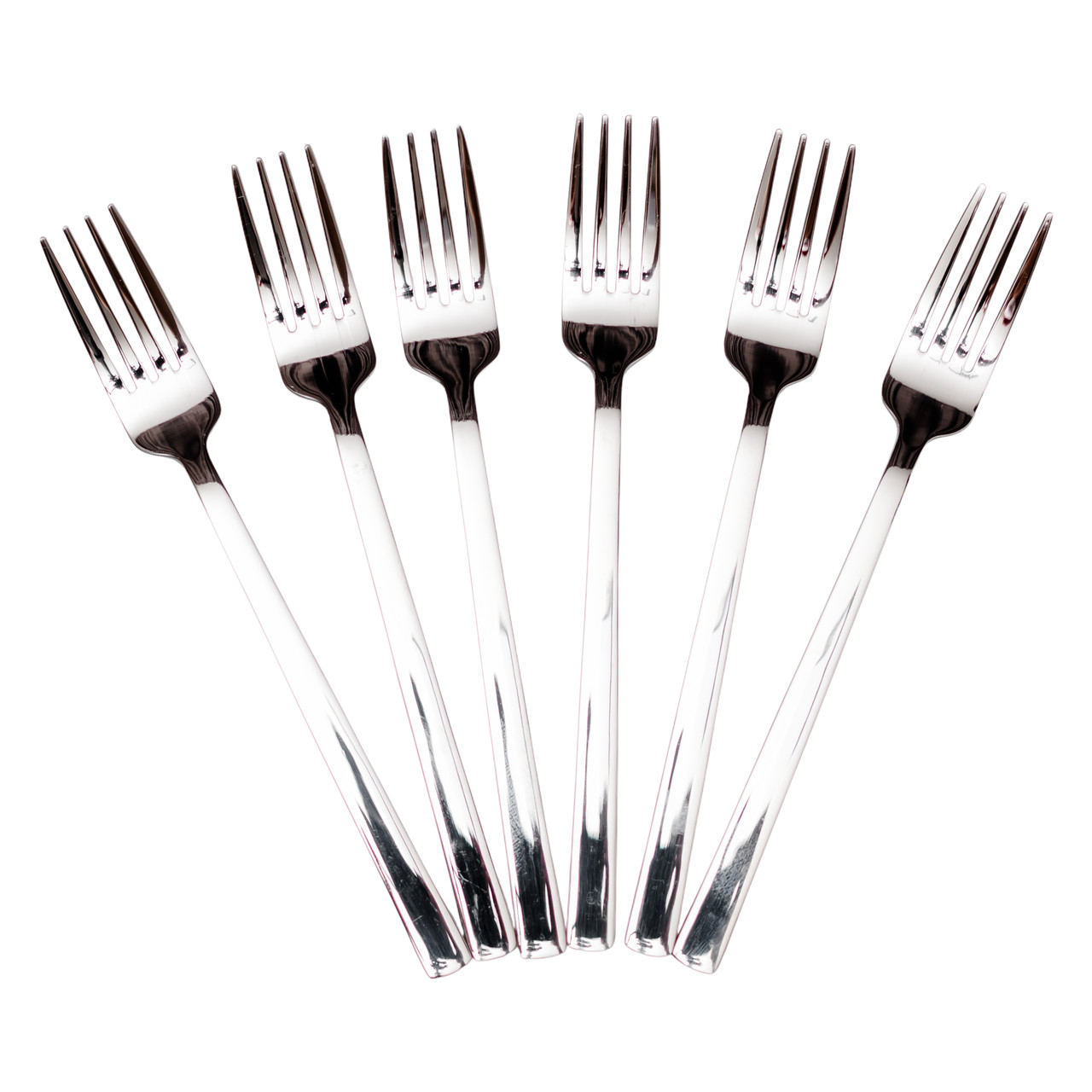 Набір десертних виделок 6 предметів 16 (см) Срібло HP-8-25