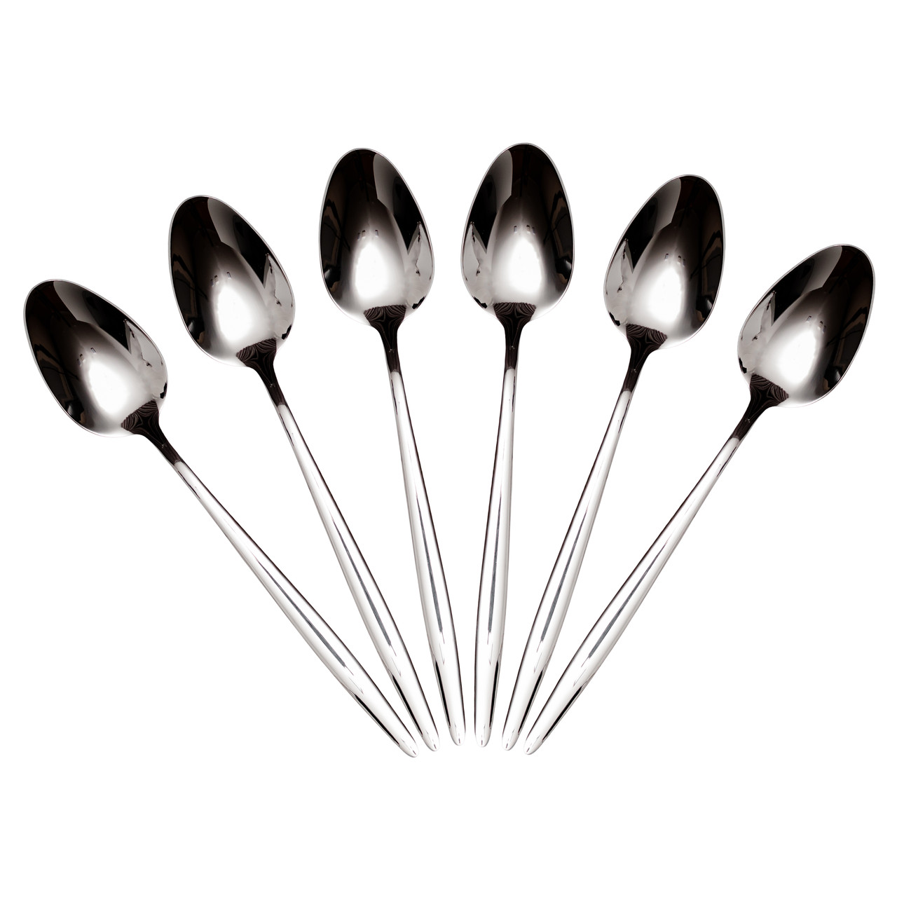 Набір столових ложок 6 штук нержавіючої сталі 21 (см) Срібло HP-8-27