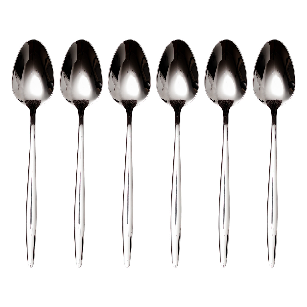 Набір столових ложок 6 штук нержавіючої сталі 21 (см) Срібло HP-8-27