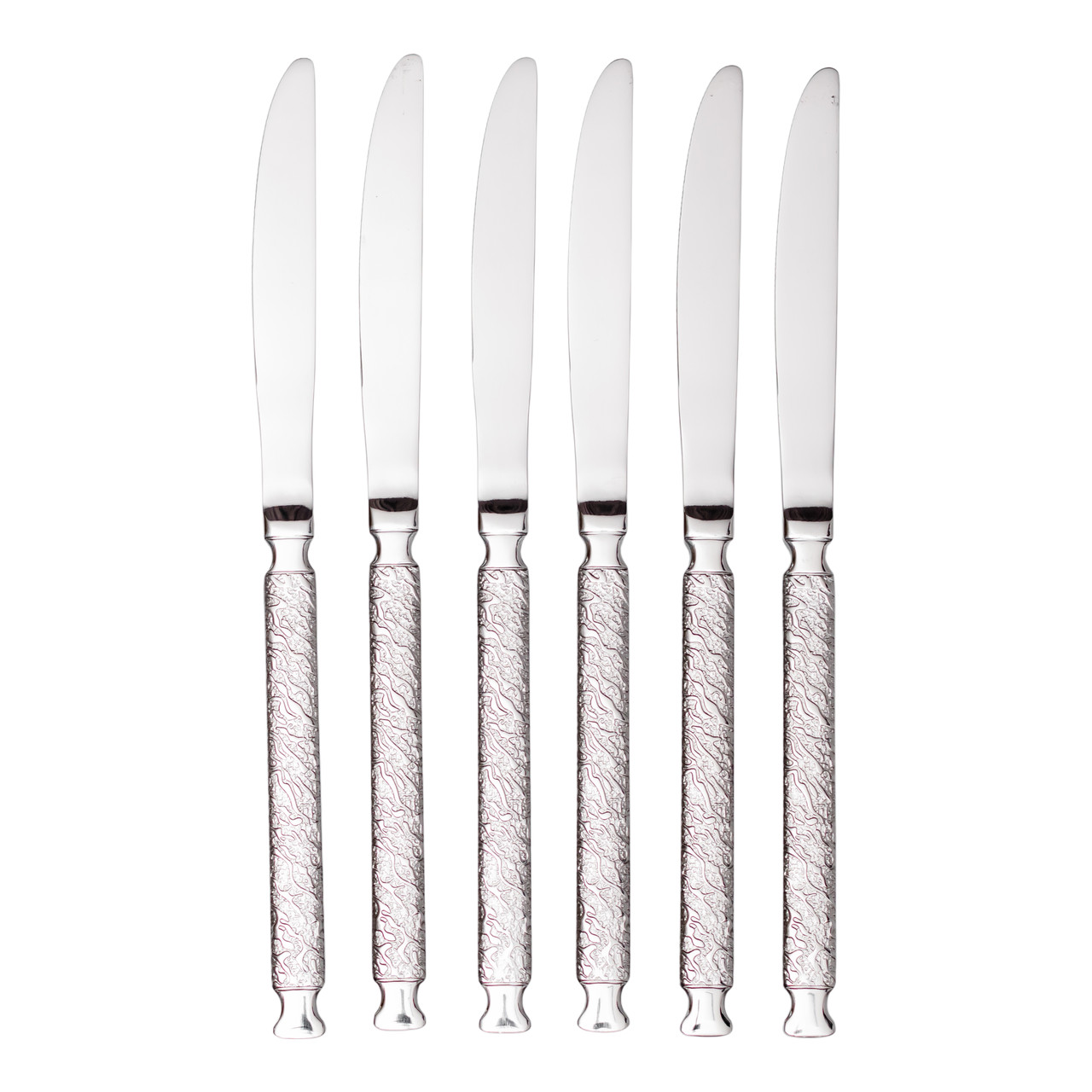 Набір столових ножів 6 (шт)  з нержавіючої сталі 23 (см) Срібло HP-8-37