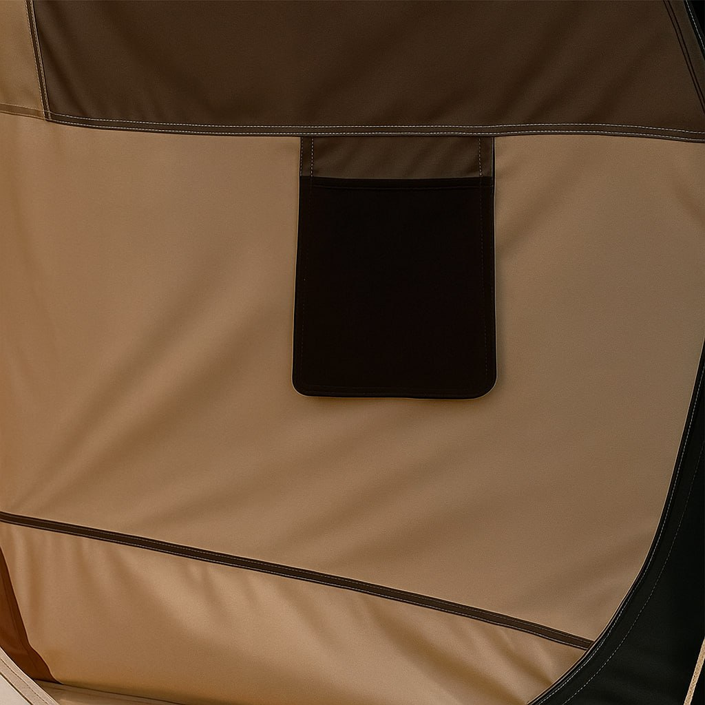 Надувний 3-місний намет 230×230×150 (см) для туризму та риболовлі намет з надувним каркасом Бежевий LU-021