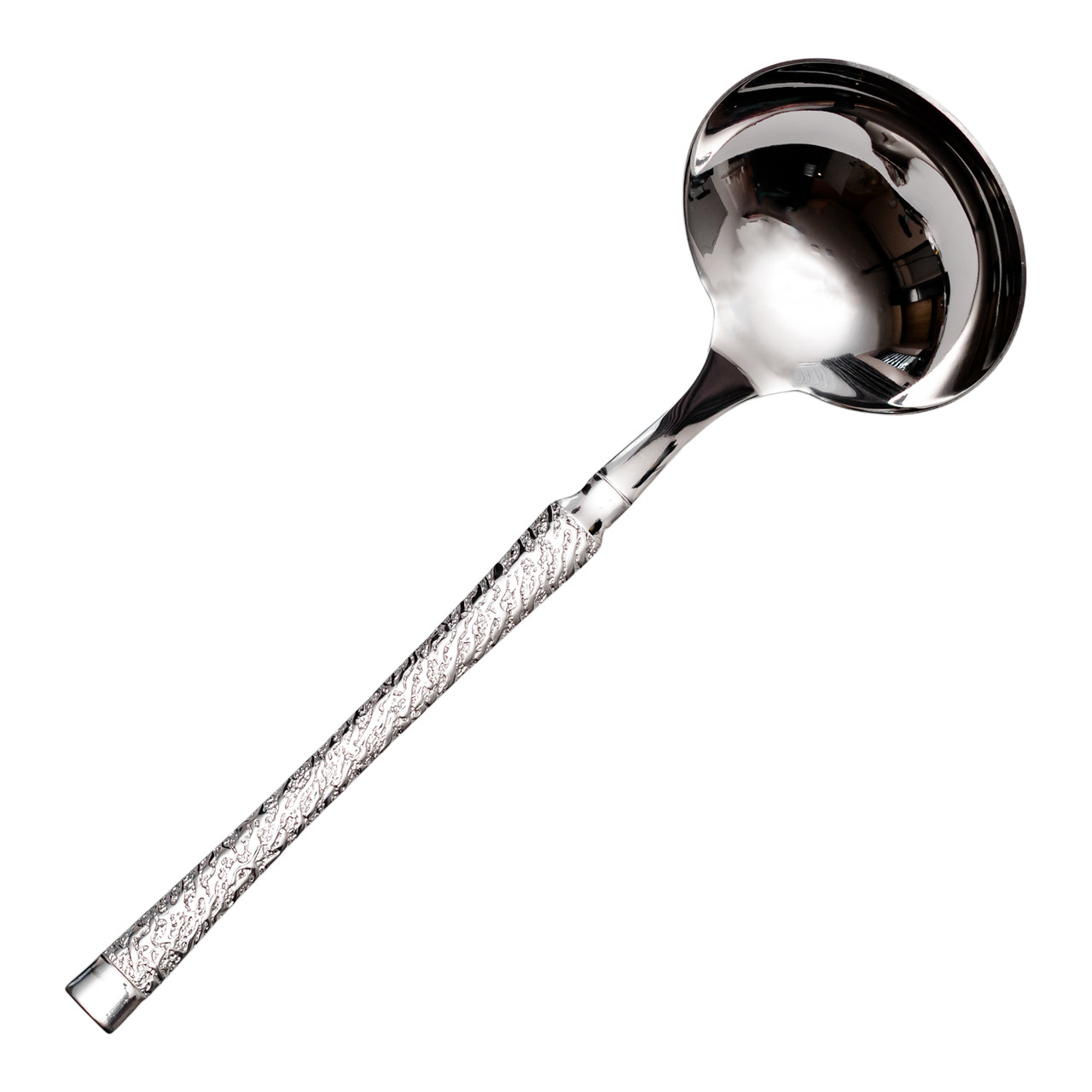 Ополоник сервірувальний 24 (см) половник з нержавіючої сталі з ручкою для супу, бульйону HP-8-49