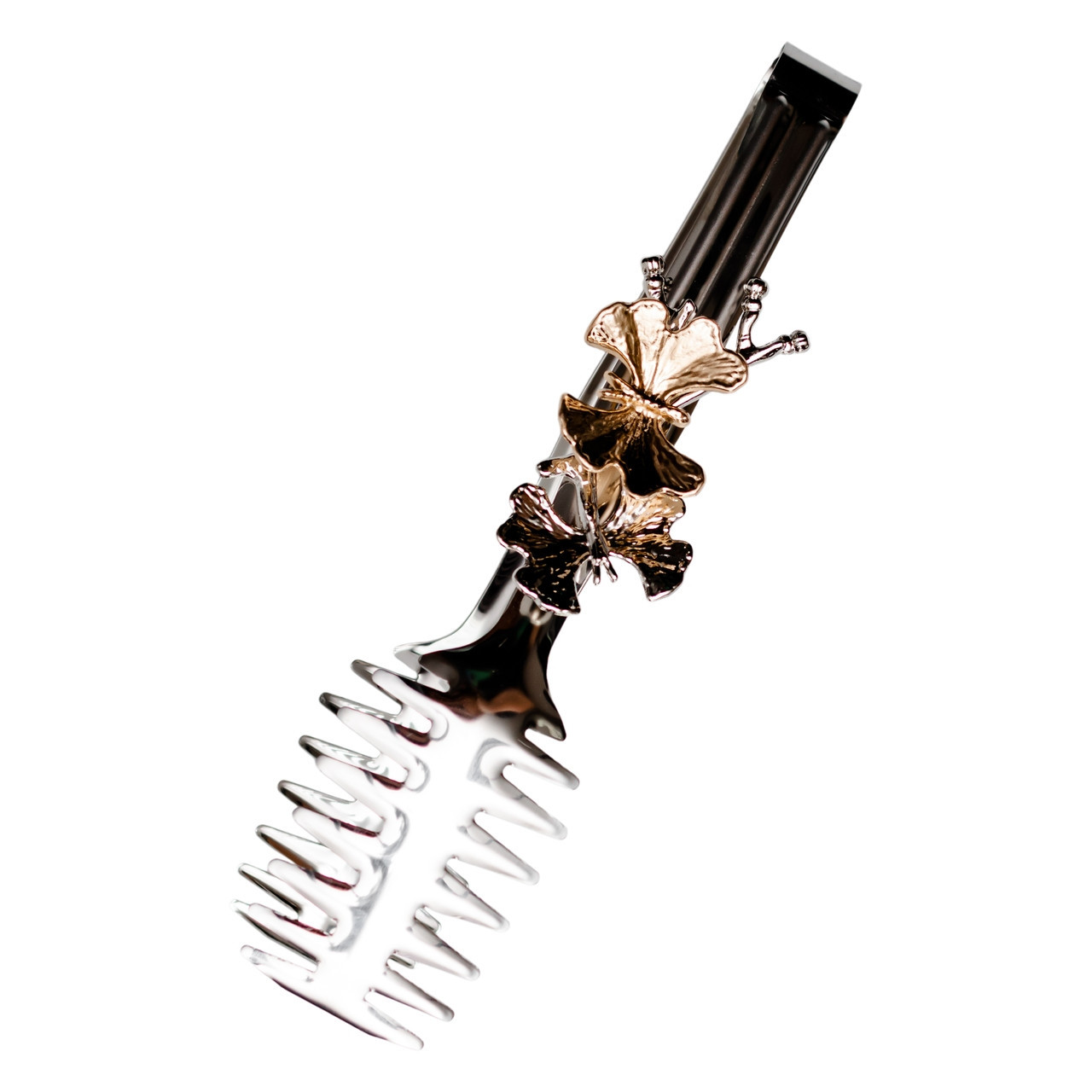 Щипці кухонні металеві 21×4 (см) кулінарні щипці для м'яса, риби, гриля сервірувальні щипці HP-8-61