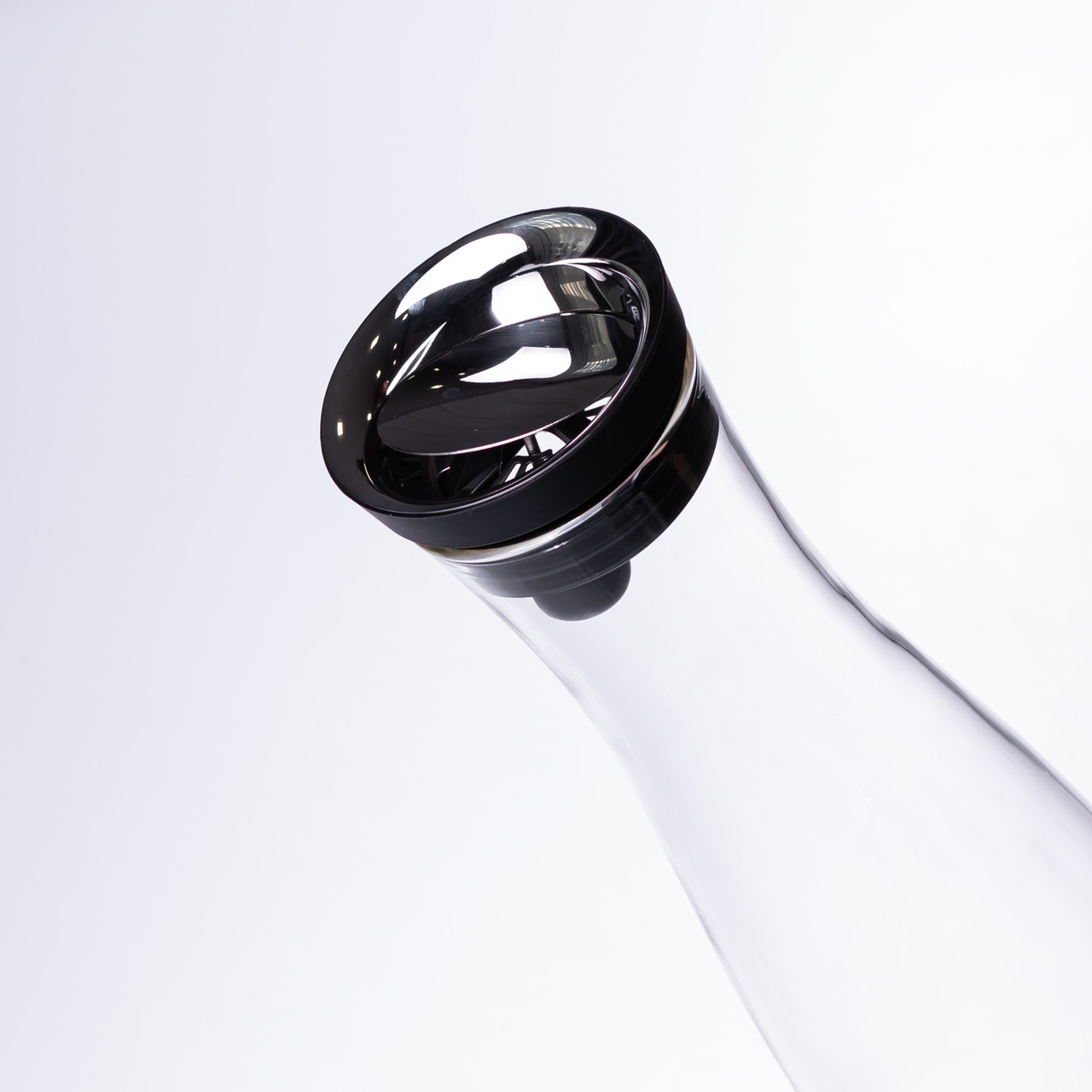 Скляний графін із кришкою 1.5 (л) для води, соку, лимонаду HP-19-44