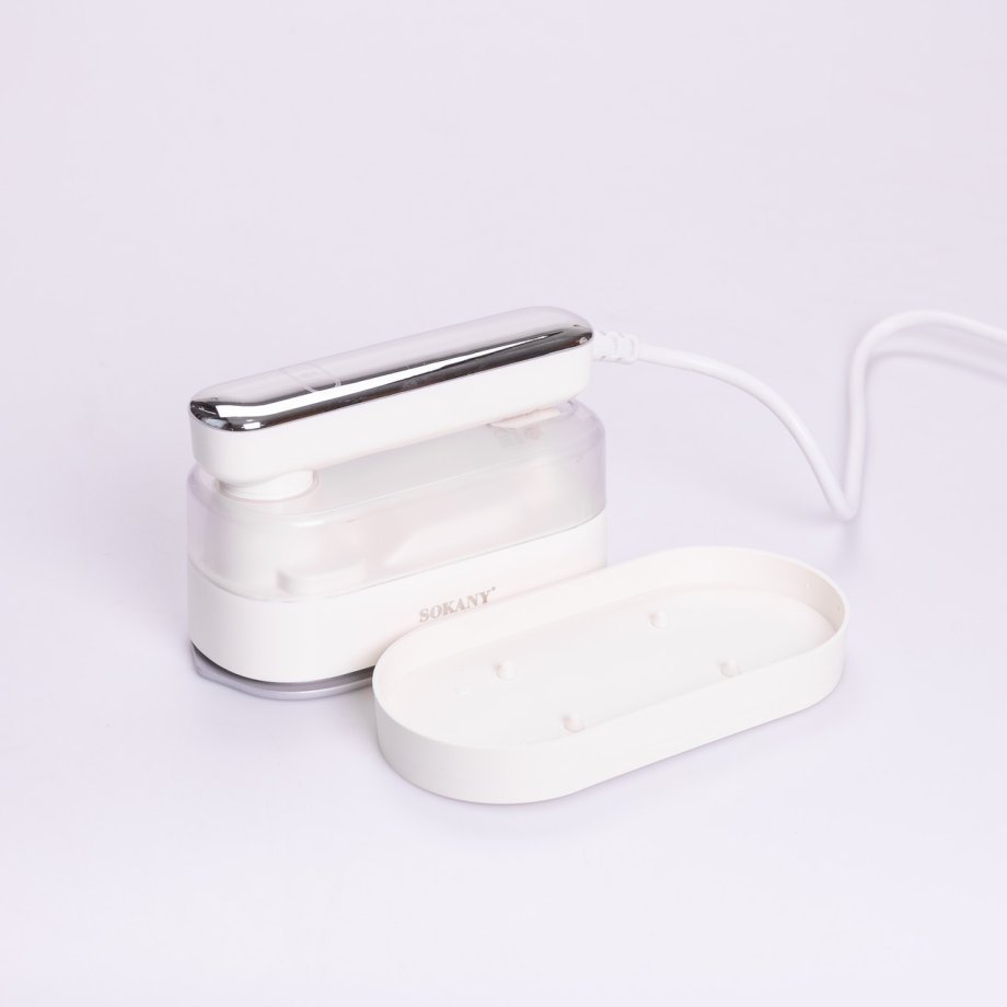 Дорожня праска з парогенератором Sokany 1200 Вт Білий SK-11045