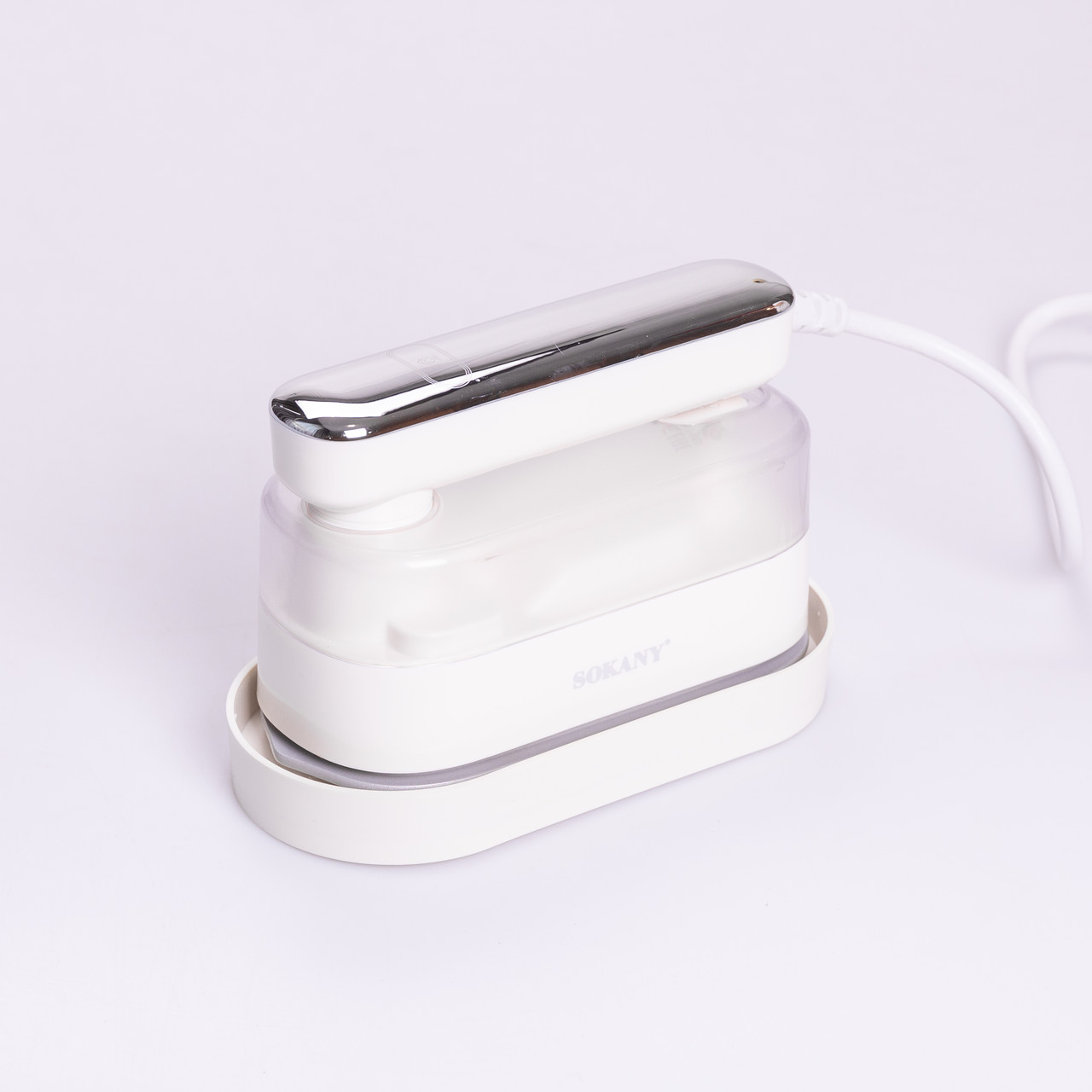 Дорожня праска з парогенератором Sokany 1200 Вт Білий SK-11045