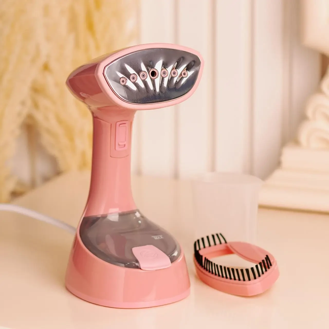 Паровий відпарювач для одягу вертикальний зі щіткою SOKANY парогенератор домашній для прасування 1300 Вт Lugi