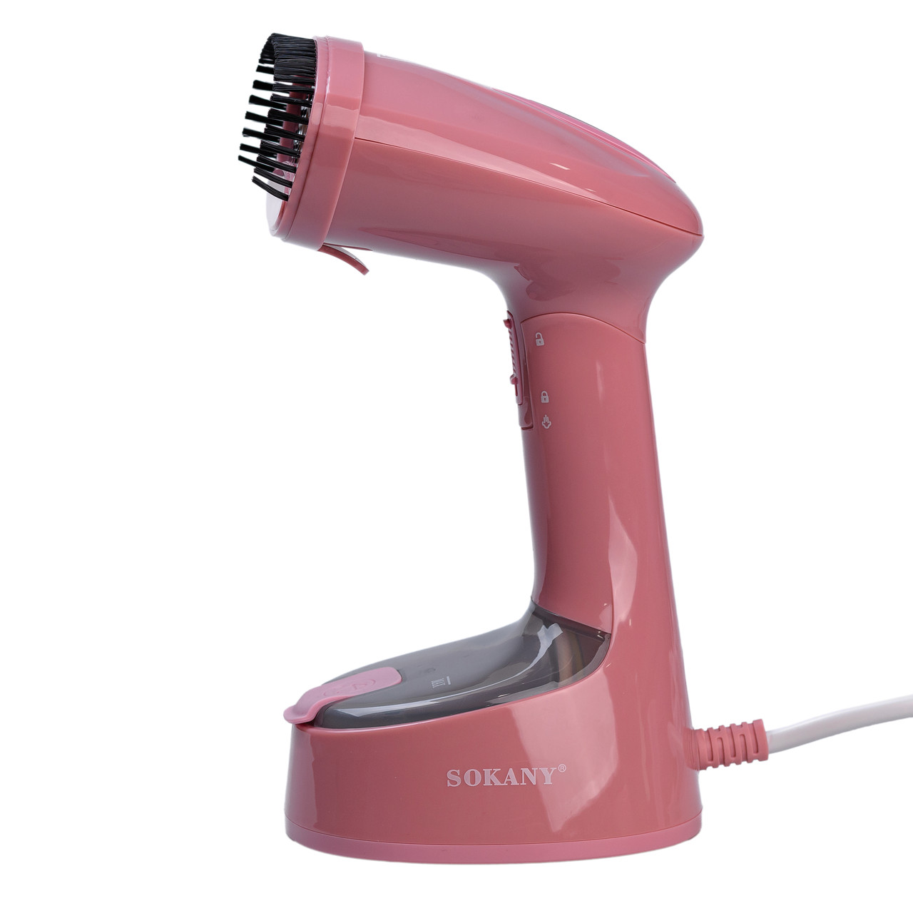 Паровий відпарювач для одягу вертикальний зі щіткою SOKANY парогенератор домашній для прасування 1300 Вт Lugi