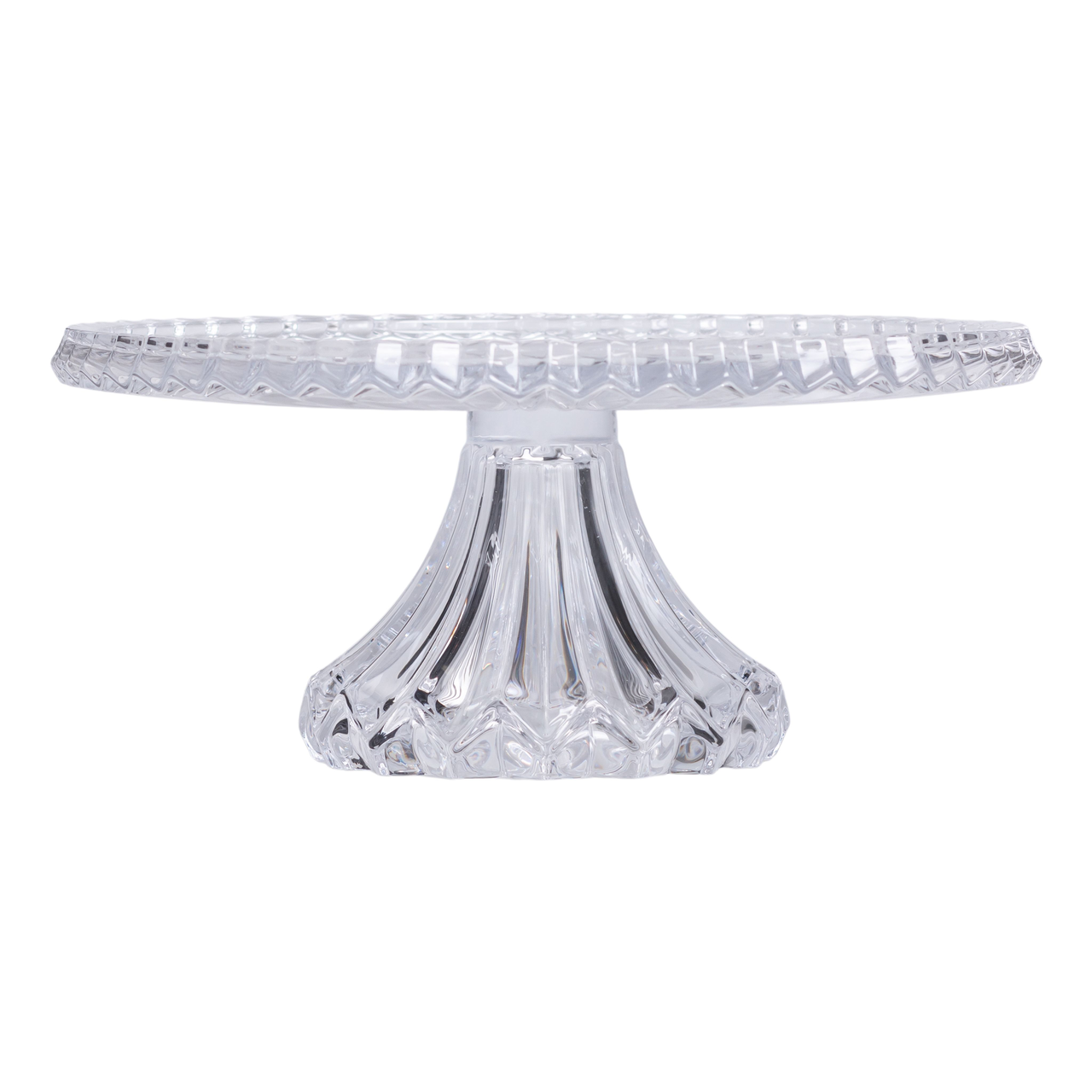 Тортівниця на ніжці 25 см скляна HP-19-138