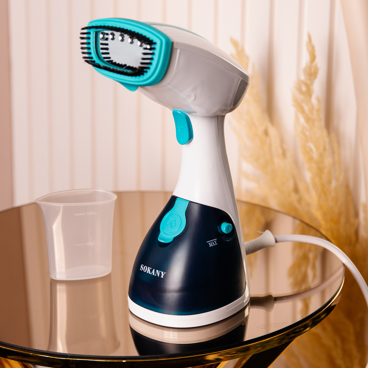 Ручний відпарювач для одягу SOKANY 250 мл Блакитний Lugi AJ2205BL