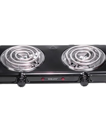 Електроплита двоконфоркова настільна плита 2000 Вт Sokany SK-5110