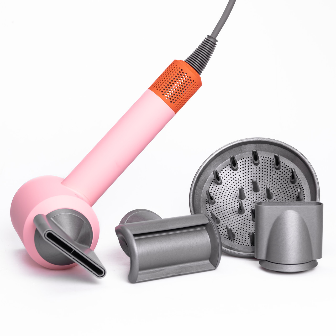 Фен стайлер для волосся 5 в 1 Supersonic Premium 1600 Вт 5 насадок 3 режими швидкості Рожевий PH770PBL