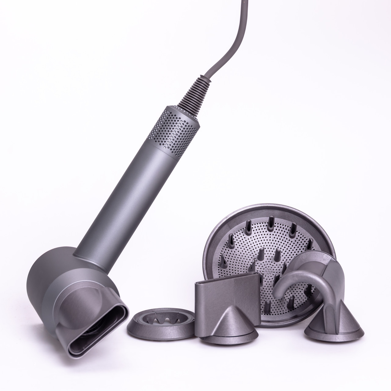 Фен стайлер для волосся 5 в 1 Supersonic Premium 1600Вт 5 насадок 3 режими швидкості з іонізацією Рожевий PH770P