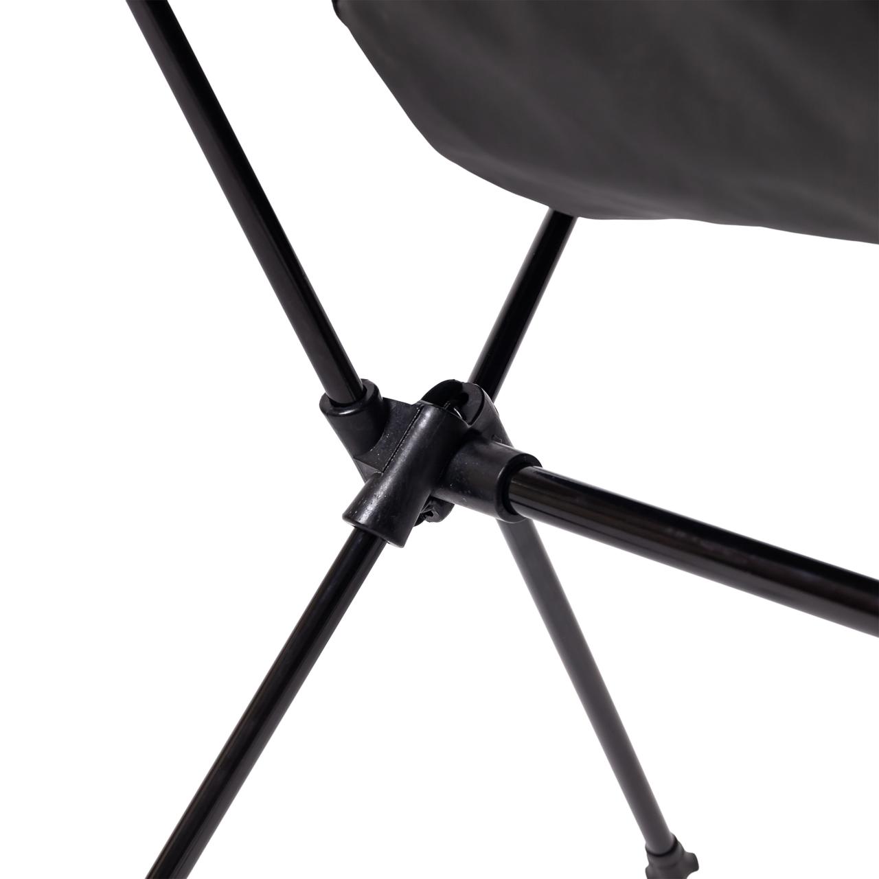 Крісло туристичне складне 55х55х70 см для кемпінгу на природу в чохлі Чорне HP-Y-1