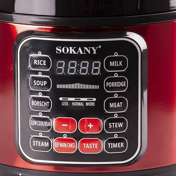 Мультиварка електрична Sokany 1000 Вт на 5 л з антипригарним покриттям SK-2402