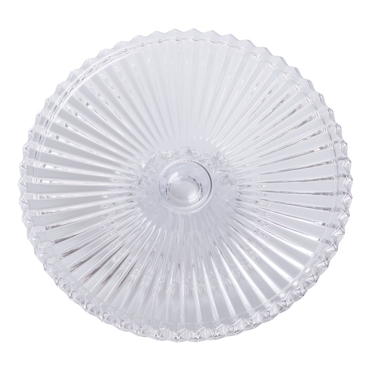 Тортівниця на ніжці 25 см скляна HP-19-138