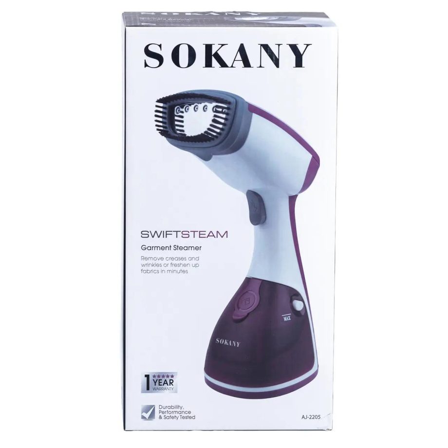 Ручний відпарювач для одягу SOKANY  250 мл  Блакитний Lugi AJ2205BL