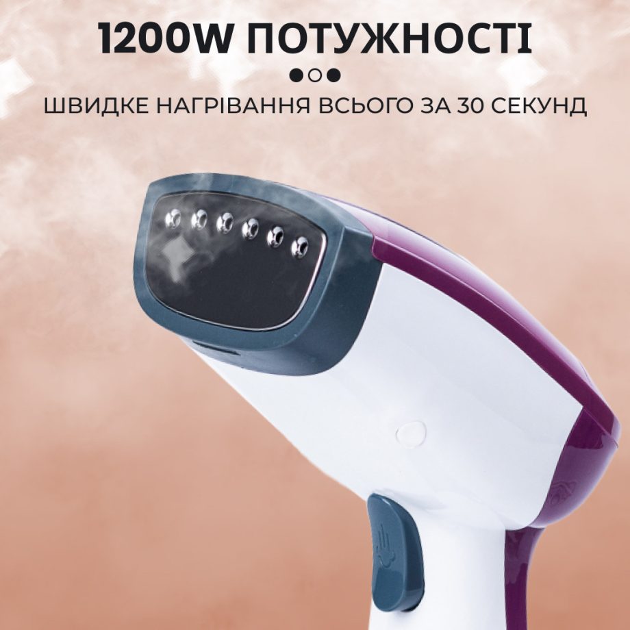 Ручний відпарювач для одягу SOKANY  250 мл  Фіолетовий Lugi AJ2205V