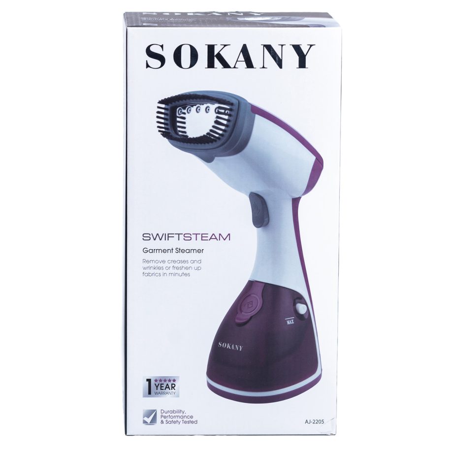 Ручний відпарювач для одягу SOKANY  250 мл  Фіолетовий Lugi AJ2205V