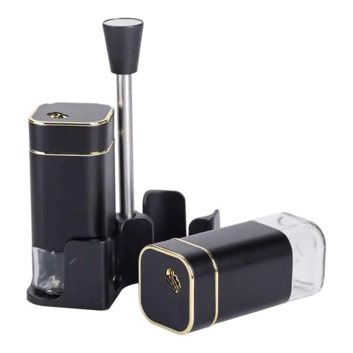 Набір для спецій на підставці 2 баночки для солі та перцю по 120 мл HP-1305