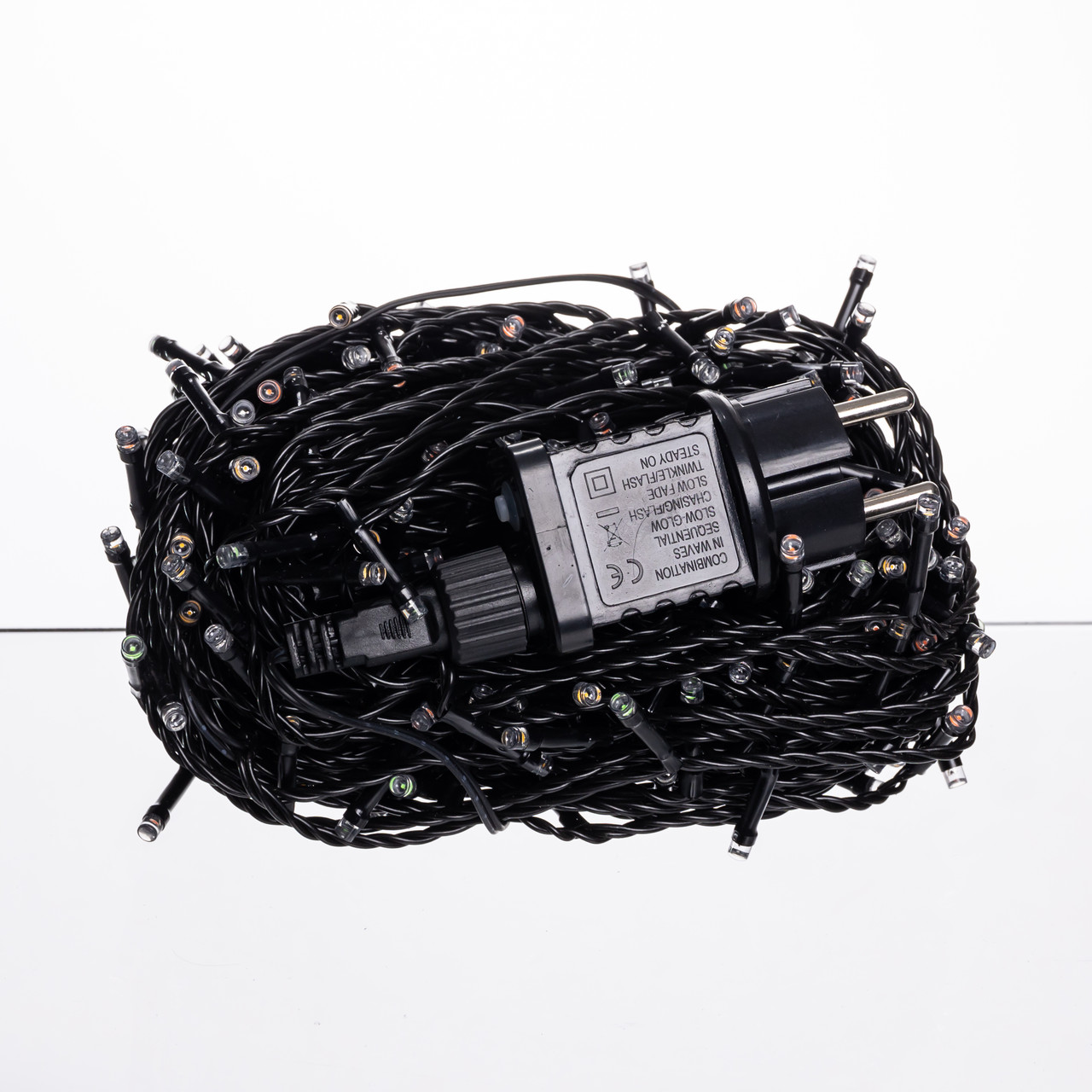 Гірлянда Нитка вулична 30 (м) 300 LED чорний провід Мультиколір CF300L30MBML