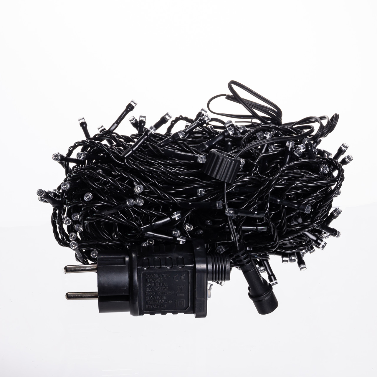 Гірлянда Нитка вулична 30 (м) 300 LED чорний провід Синій CF300L30MBBL