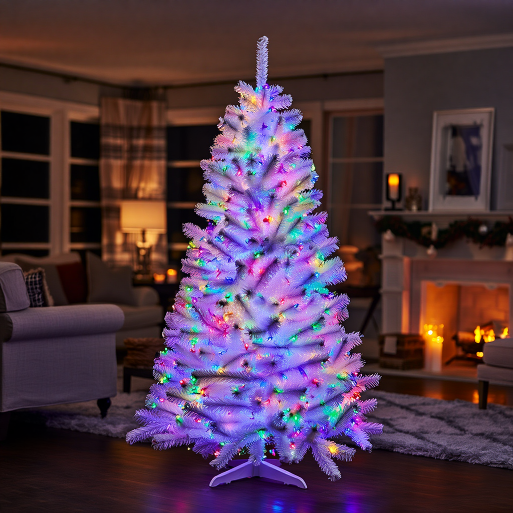 Гірлянда Різдвяна фея вулична 100 м 1000 LED білий провід Мультиколір CF1000L100MWML