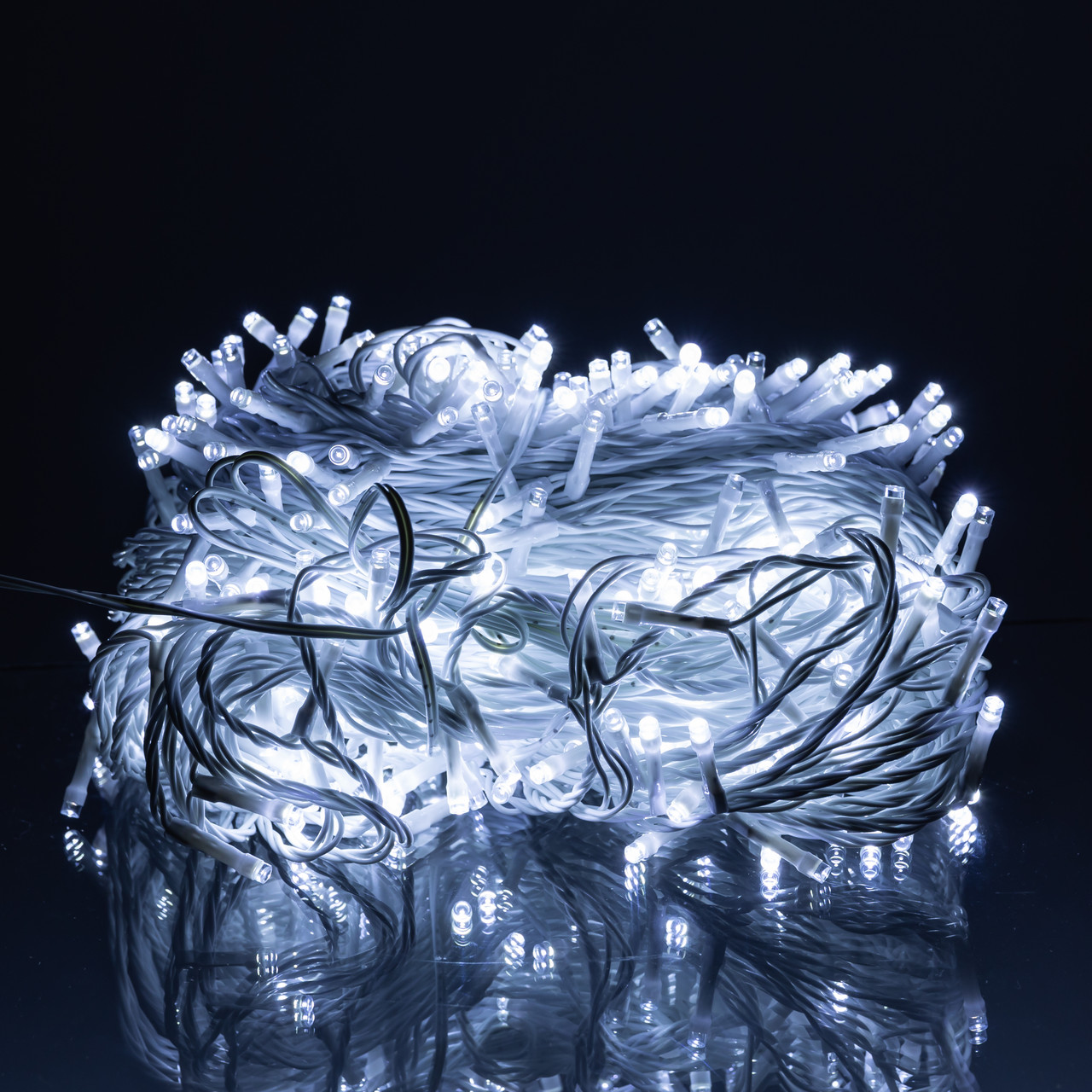 Гірлянда Різдвяна фея вулична 50 м 500 LED білий провід Білий CF500L50MWW