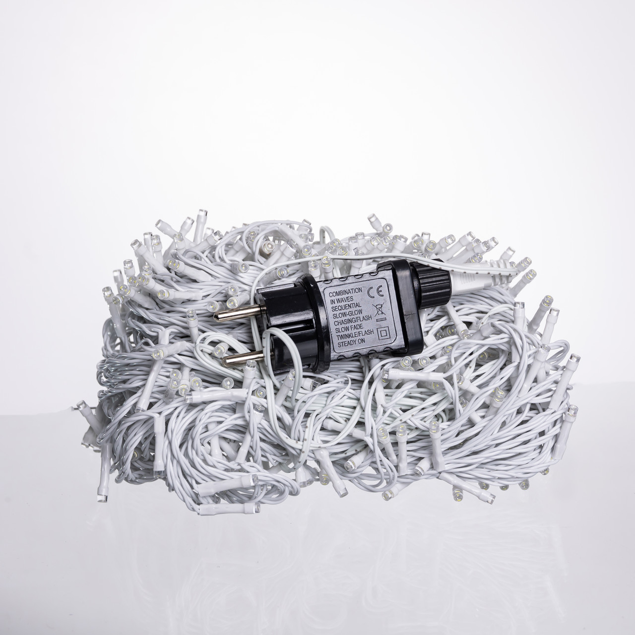 Гірлянда Різдвяна фея вулична 50 м 500 LED білий провід Білий CF500L50MWW