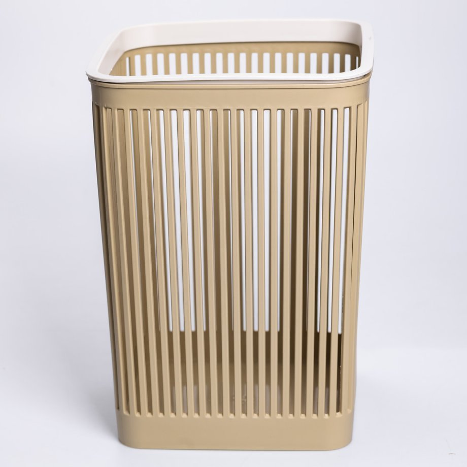 Кошик для сміття пластиковий в офіс для паперу 22×22×30 (см) кошик під сміття 8 (л) відро для сміття Коричневий HP-45-9OL