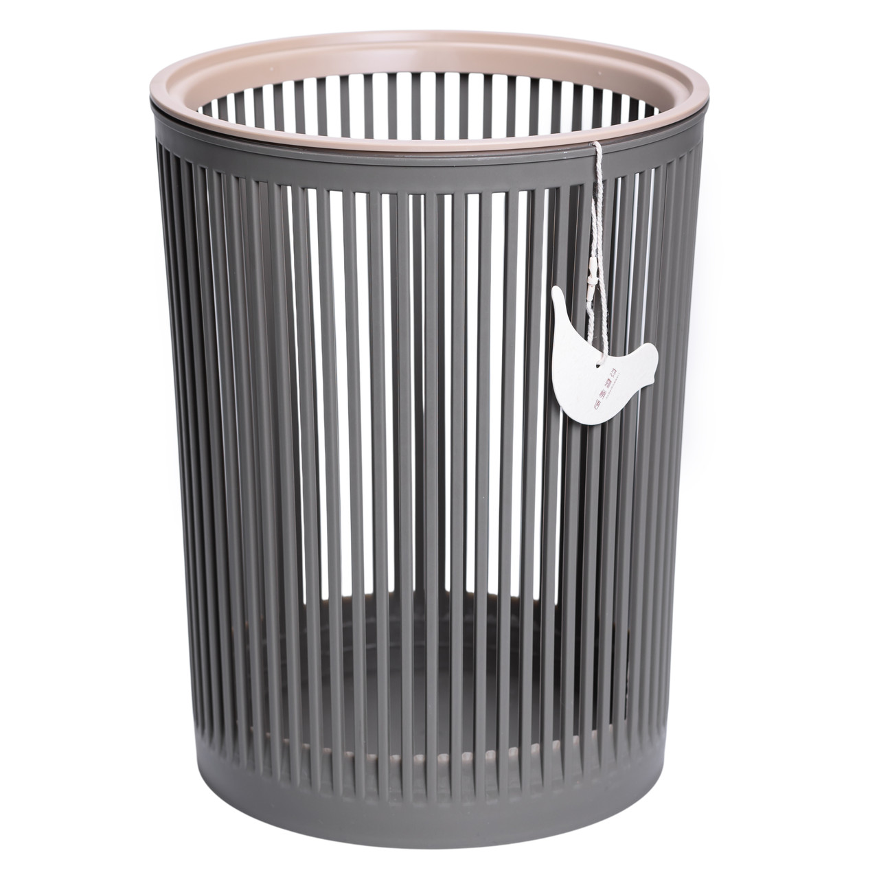 Кошик для сміття пластиковий в офіс для паперу 8 (л) кошик під сміття відро для сміття Сірий HP-45-8G