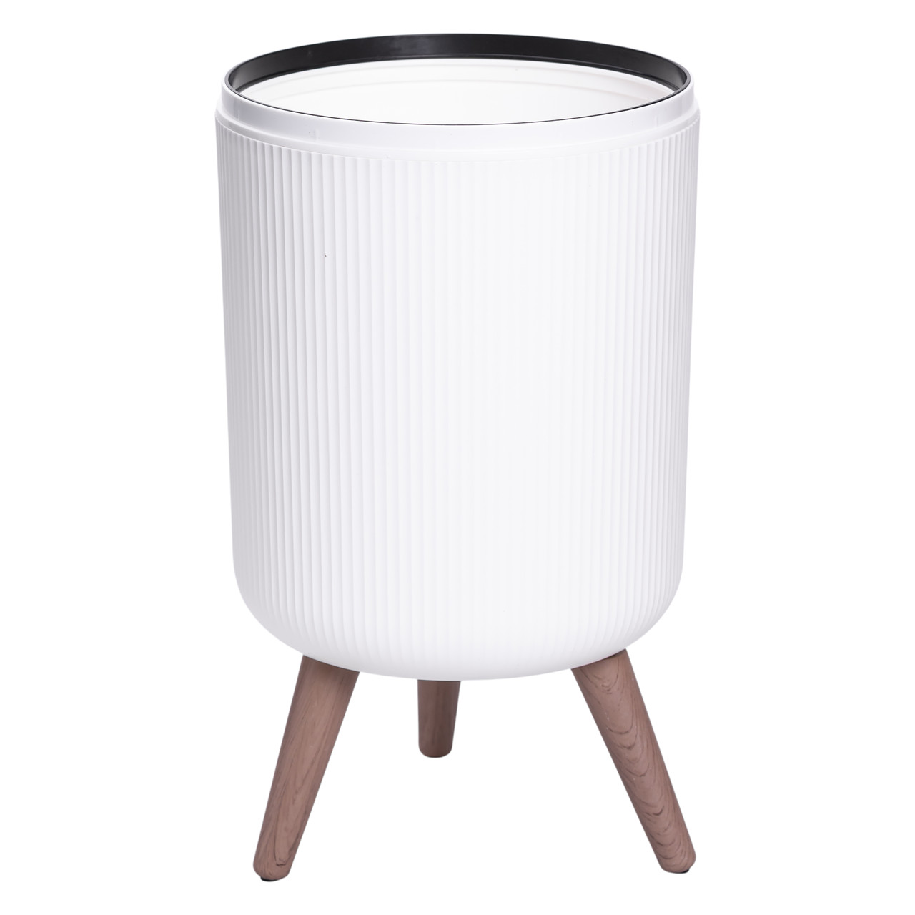 Відро для сміття з клік-кришкою на ніжках 10 літрів відро для сміття на кухню, в спальню і для офісу HP-45-14