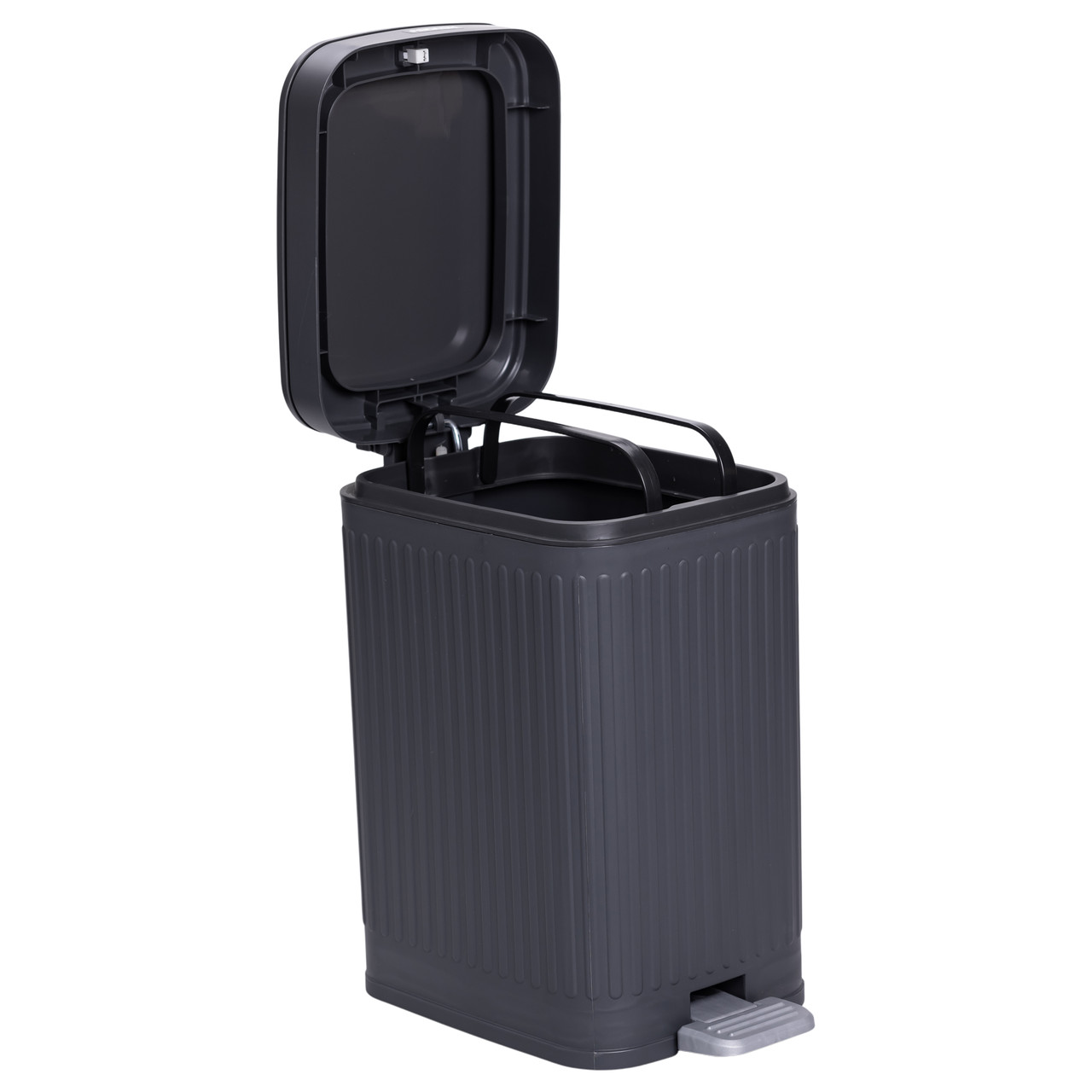 Відро для сміття з педаллю 5л відро для сміття з кришкою і педаллю Сірий HP-45-11G