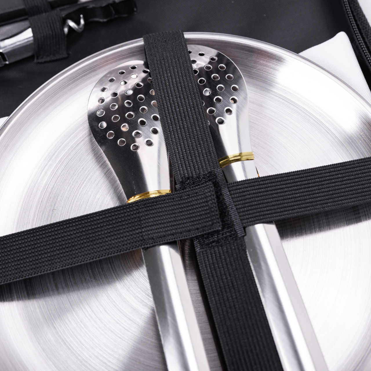 Набір посуду для пікніка на 4 особи 24 предмети Сріблястий HP-21-1