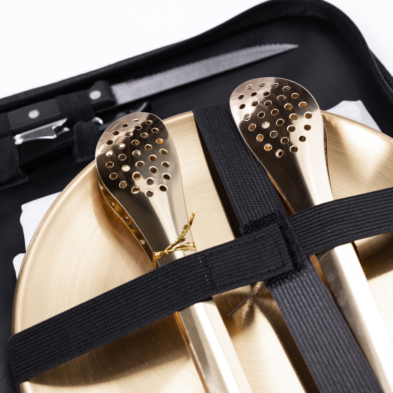 Набір посуду для пікніка на 4 особи 24 предмети Золотистий HP-21-2