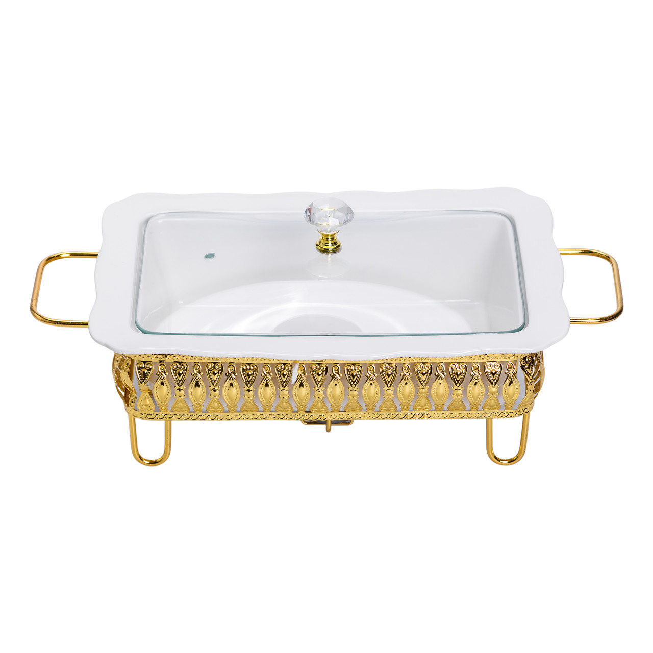 Настільна мармітниця порцелянова 36×21×15 (см) на підставці 1.5 (л) HP-26-6