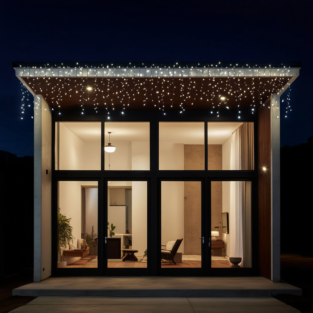 Вулична гірлянда Бахрома 12 м 200 LED білий провід Білий 12MWW