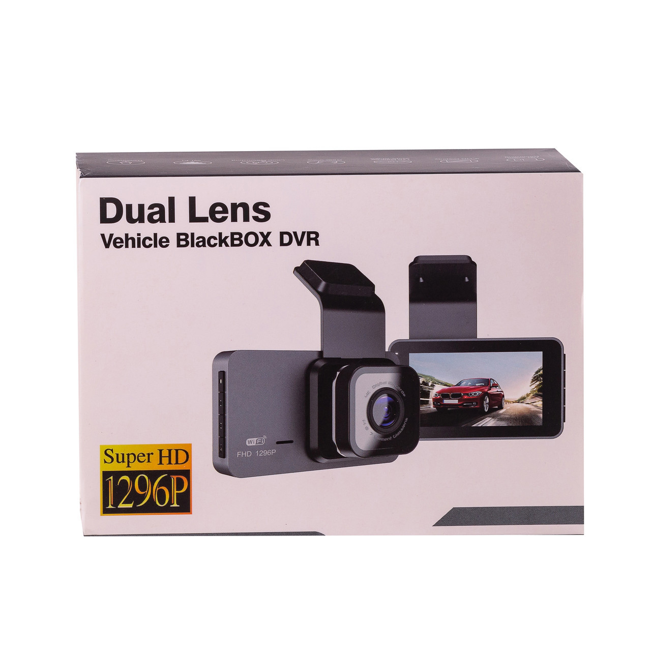 Відеореєстратор для авто Light Dual Lens Vihicle BlackBOX DVR з камерою заднього виду Y11ANDB