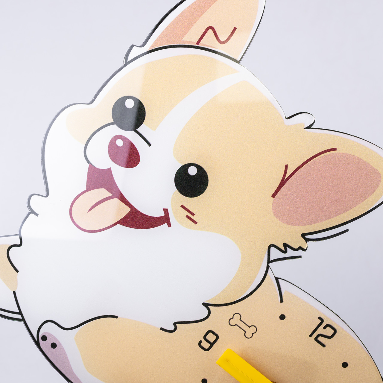 Годинник настінний фігурний із твариною, декоративний HP-3Y-6-325