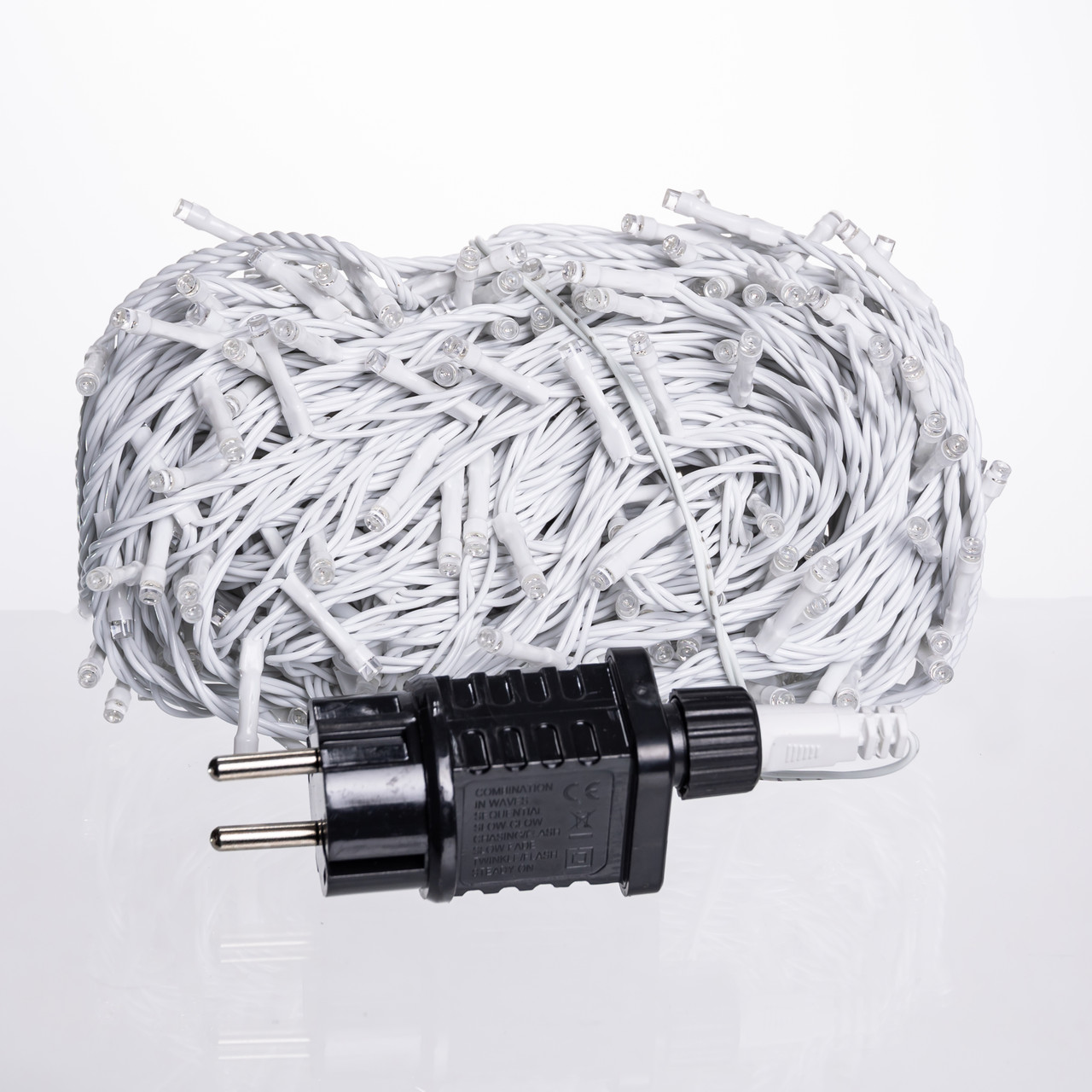 Гірлянда Нитка вулична 30 м 300 LED білий провід Синій CF300L30MWBL