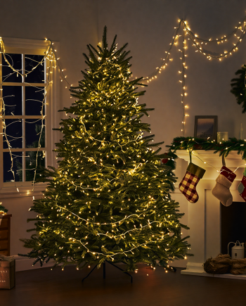 Гірлянда Нитка вулична 30 (м) 300 LED чорний провід Жовтий CF300L30MBY