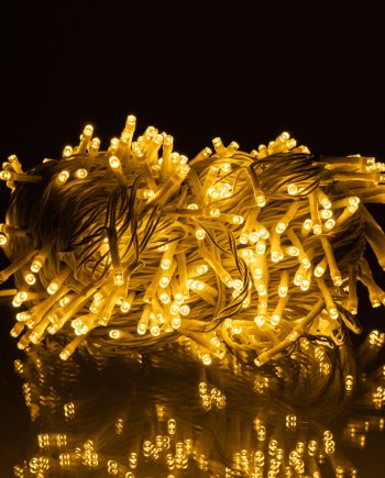 Гірлянда Різдвяна фея вулична 50 м 500 LED білий провід Жовтий CF500L50MWY