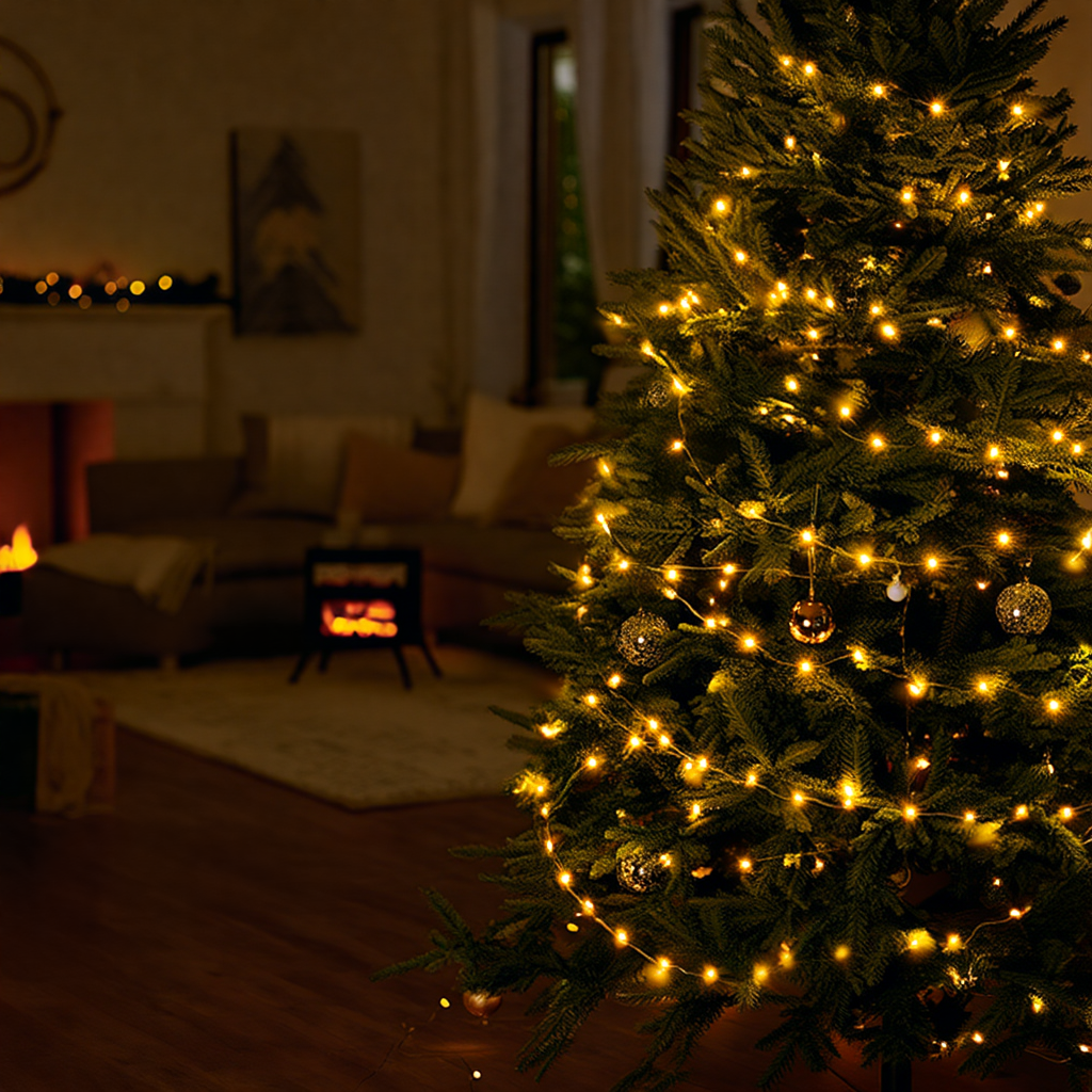 Гірлянда Різдвяна фея вулична 50 м 500 LED білий провід Жовтий CF500L50MWY