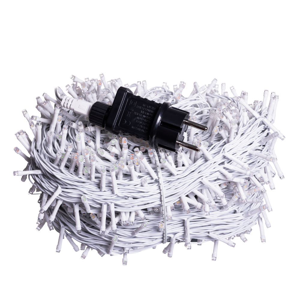 Гірлянда Різдвяна фея вулична 100 м 1000 LED білий провід Мультиколір CF1000L100MWML