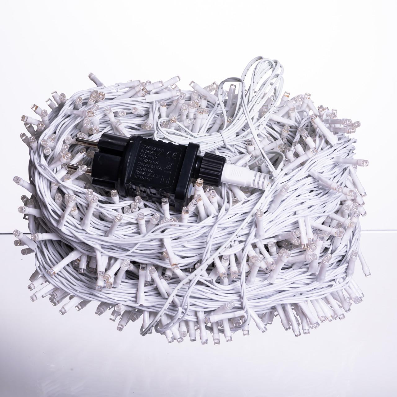 Гірлянда Різдвяна фея вулична 100 м 1000 LED білий провід Синій CF1000L100MWBL