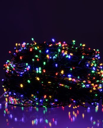 Гірлянда Різдвяна фея вулична 100 (м) 1000 LED чорний провід Мультиколір CF1000L100MBML