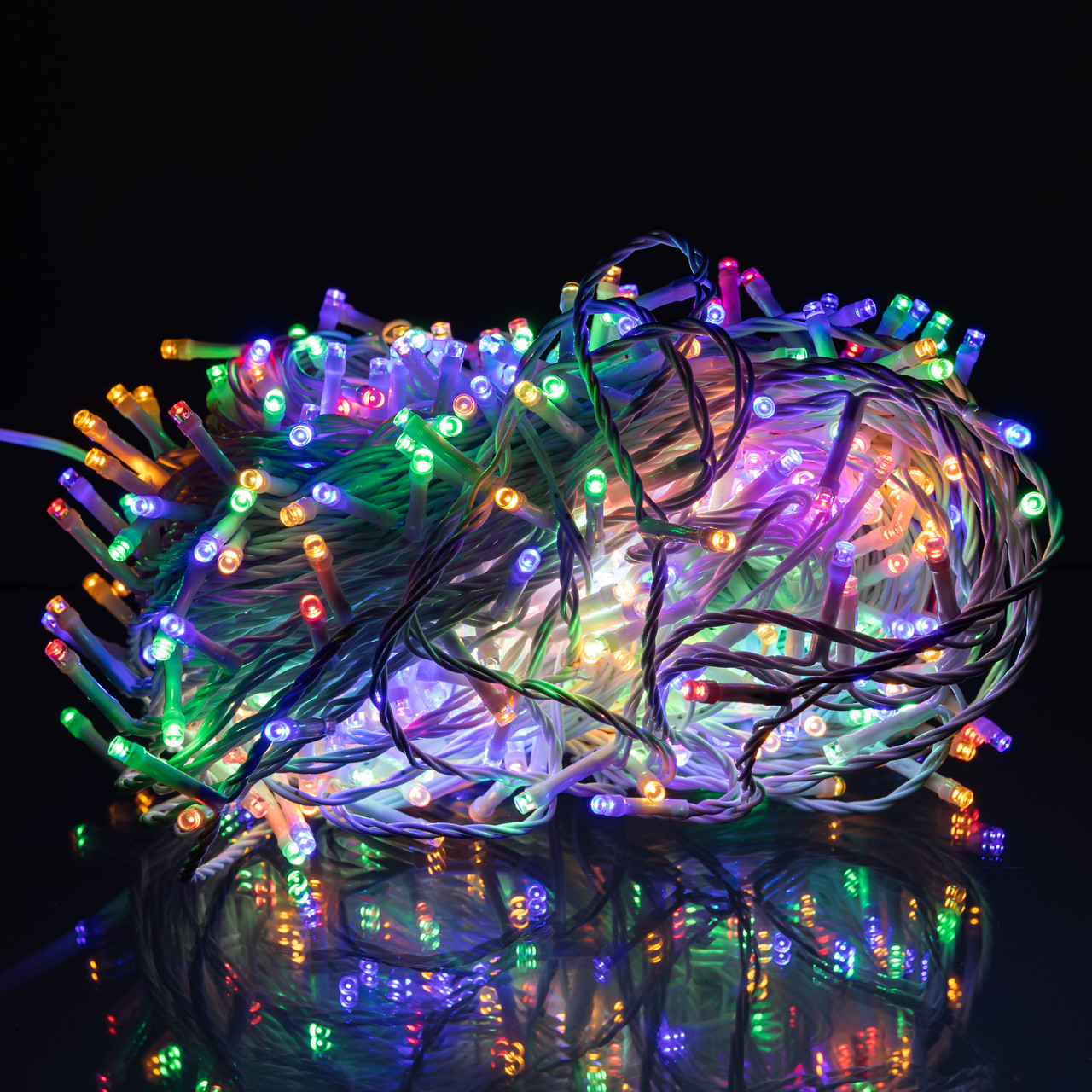 Гірлянда Різдвяна фея вулична 50 м 500 LED білий провід Мультиколір CF500L50MWML