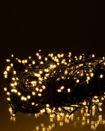 Гірлянда Різдвяна фея вулична 50 (м) 500 LED чорний провід Жовтий CF500L50MBY